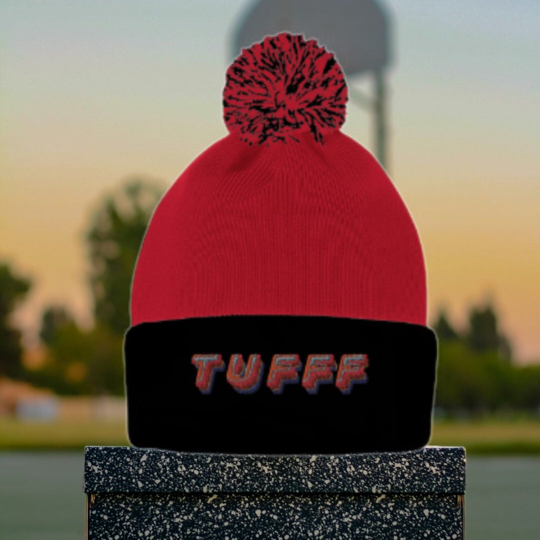 TUFFF - Beanie | Red & Black