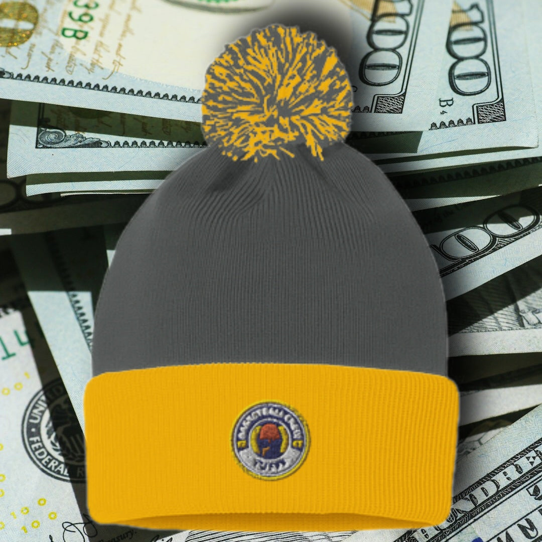 TUFFF - Basketball Crew Beanie | Forest & Gold