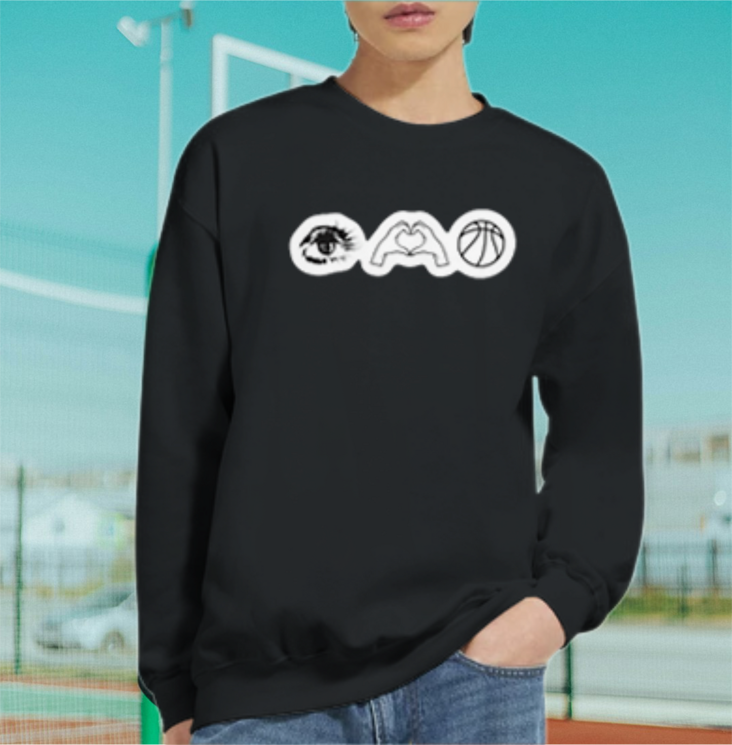 TUFFF - 90's Heart and Hustle Sweatshirt