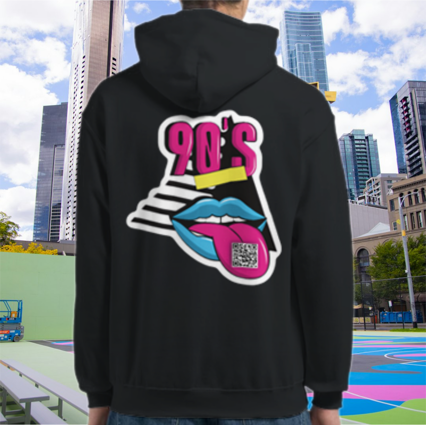 TUFFF - 90's Heart and Hustle Hoodie