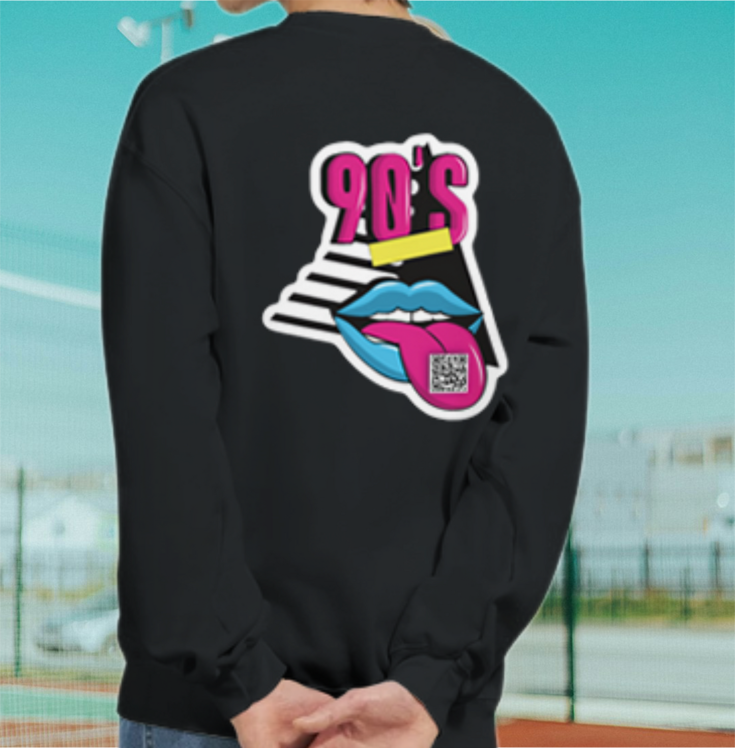 TUFFF - 90's Heart and Hustle Sweatshirt