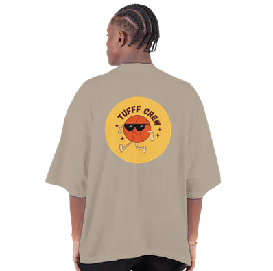 TUFFF - Crew Oversized T-Shirt | Oatmeal